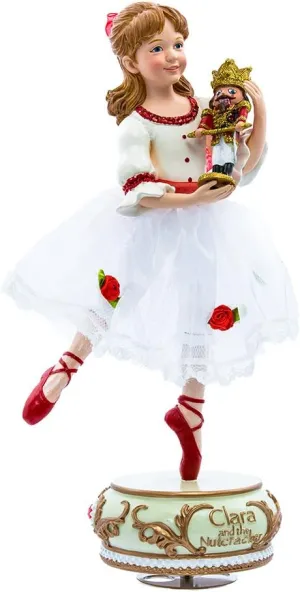 Kurt Adler F0309 11.5" Musical Clara Tablepiece
