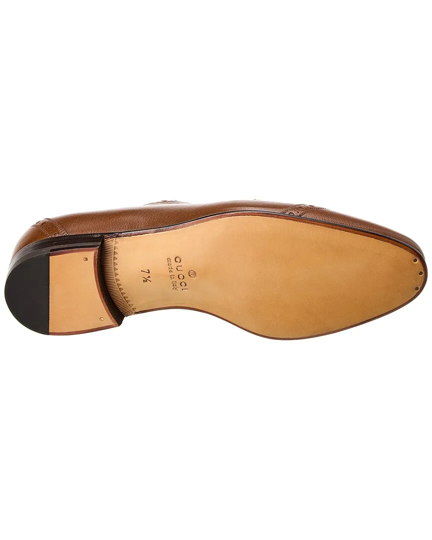 Lace-Up Super savings Oxford Gucci Leather Priority shipping