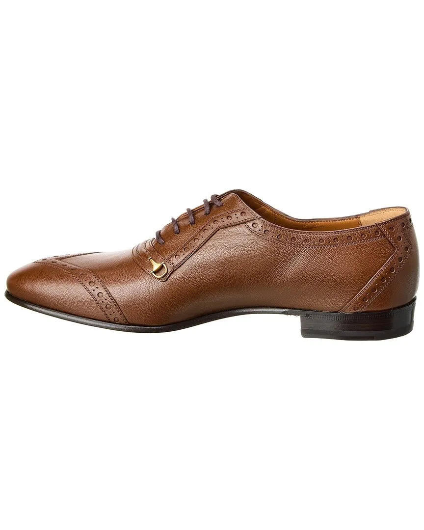 Lace-Up Super savings Oxford Gucci Leather Priority shipping