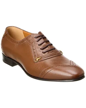 Lace-Up Super savings Oxford Gucci Leather Priority shipping