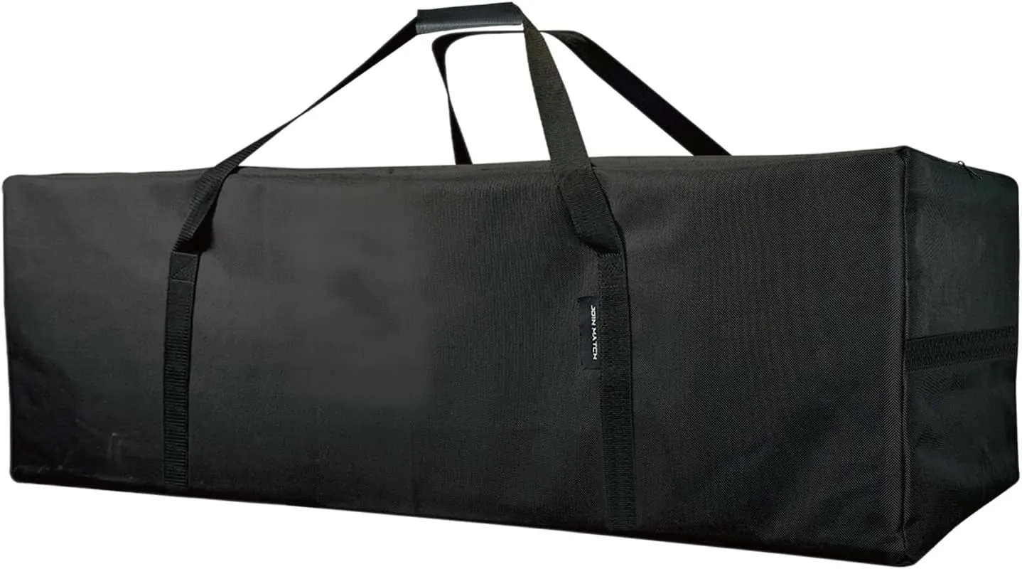 Large Travel Duffel Bag, 47inch Sport Storage Large Zippered Bag, Sturdy & Water Resistant Made of Durable 600D Oxford Fabric for Camping & Hiking.