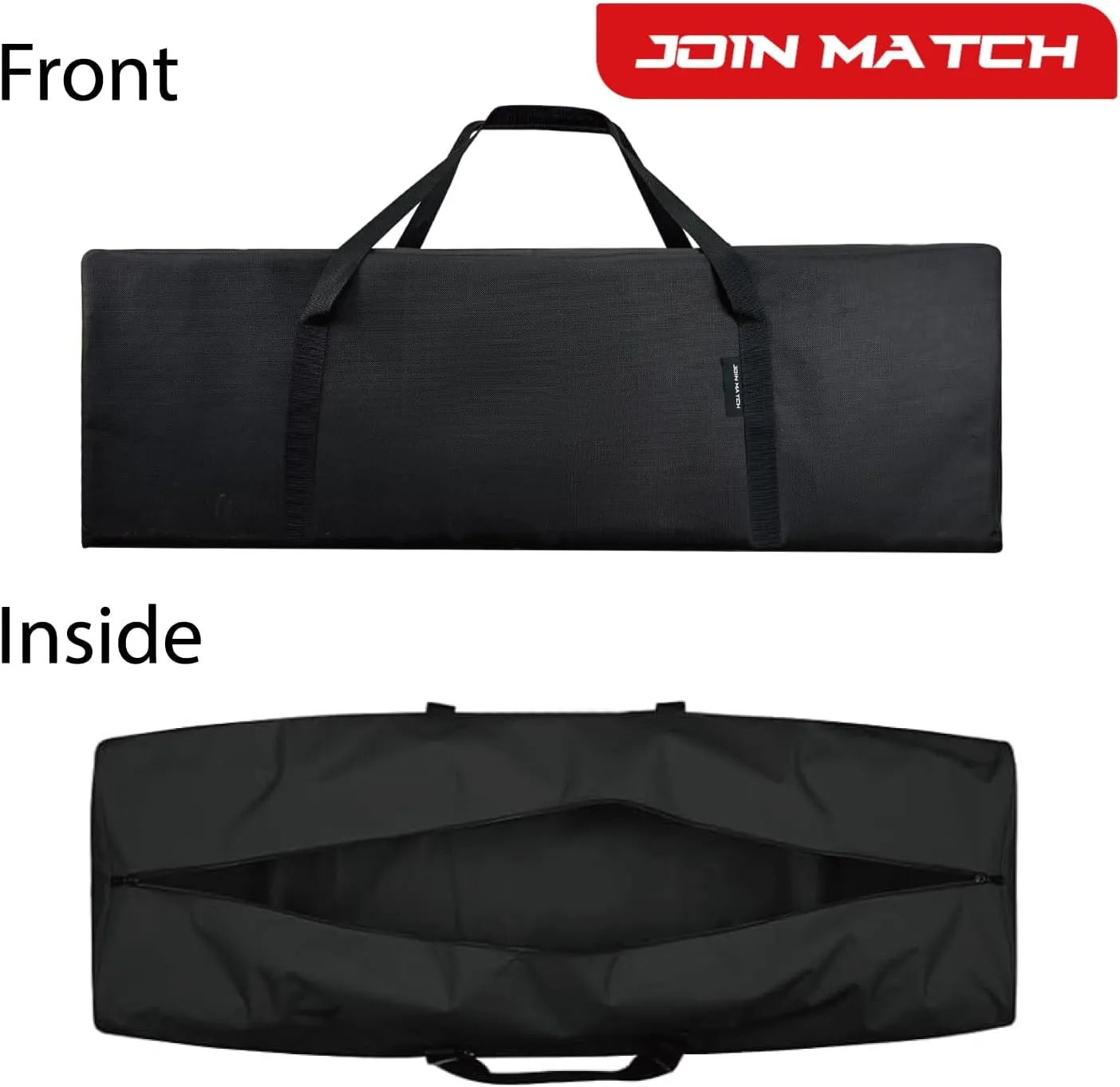 Large Travel Duffel Bag, 47inch Sport Storage Large Zippered Bag, Sturdy & Water Resistant Made of Durable 600D Oxford Fabric for Camping & Hiking.