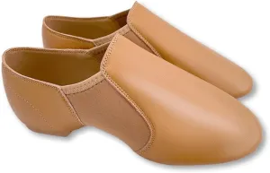Leather Jazz Shoes for Girls and Boys, Slip On, EVA Split Sole, Flexibility Dance Shoes (Toddler/Little Kid/Big Kid)