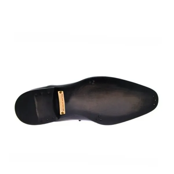 Leather Lace-Up Oxford Shoes For Men