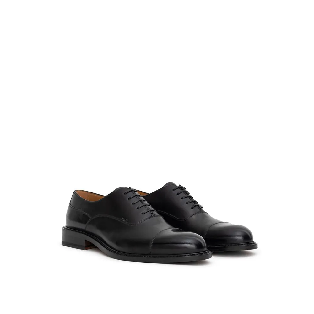 Leather VIP sale Festive offer Derby Black Oxfords And Dior