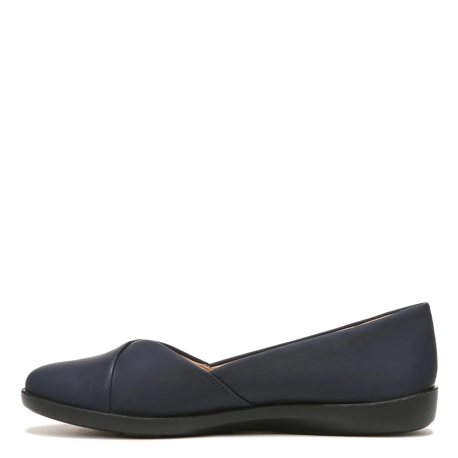 LifeStride Womens Notorious Ballet Flat Lux Navy 6.5 W
