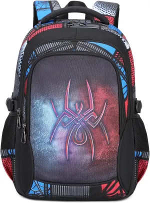 Lmwzh Backpack For Boys Elementary School Bags Kids Bookbag Waterproof Lightweight Durable (2023 Model) (A-Black)