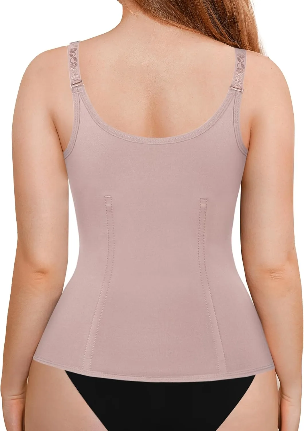 LODAY Waist Trainer Corset for Women Tummy Control Sport Workout Body Shaper Black
