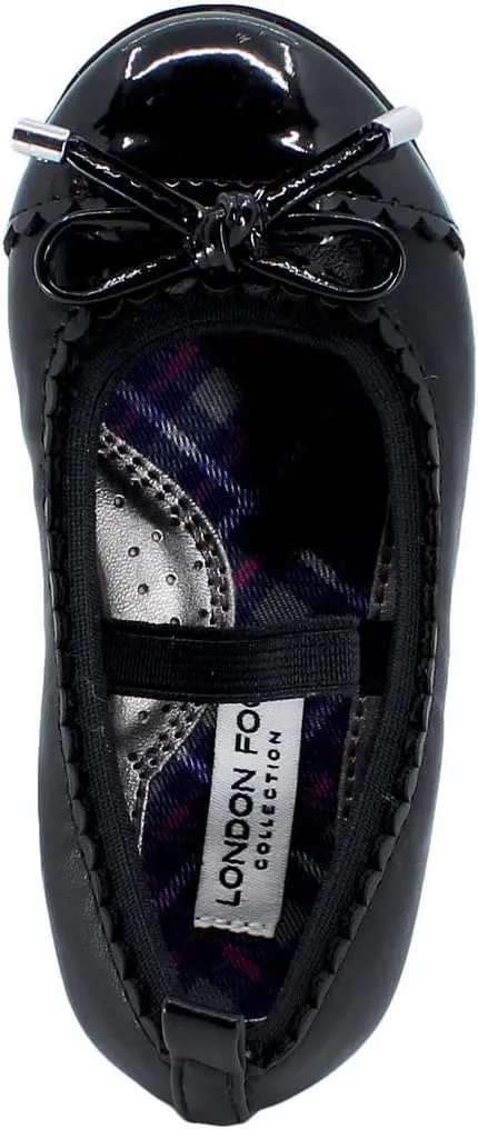LONDON FOG Girls School Uniform Shoe Youth and Toddler Sizes Mary Jane and Ballet Flat Styles