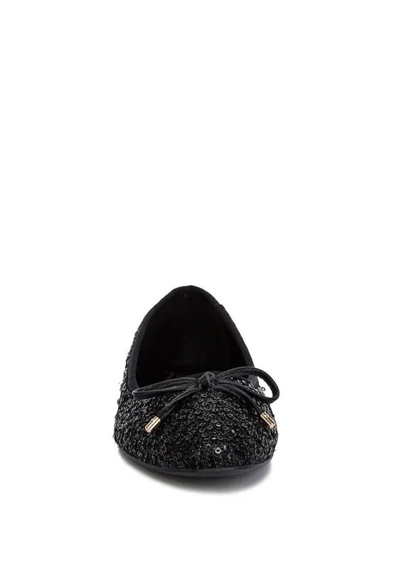 London Rag - Ringo Sequin Embellished Ballet Flats