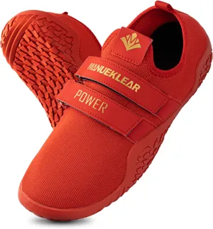 MANUEKLEAR Deadlift Shoes - Weight Lifting Shoes for Men Women - Weightlifting Squat Shoes Fitness Cross-Trainer Barefoot Gym Training Sneakers