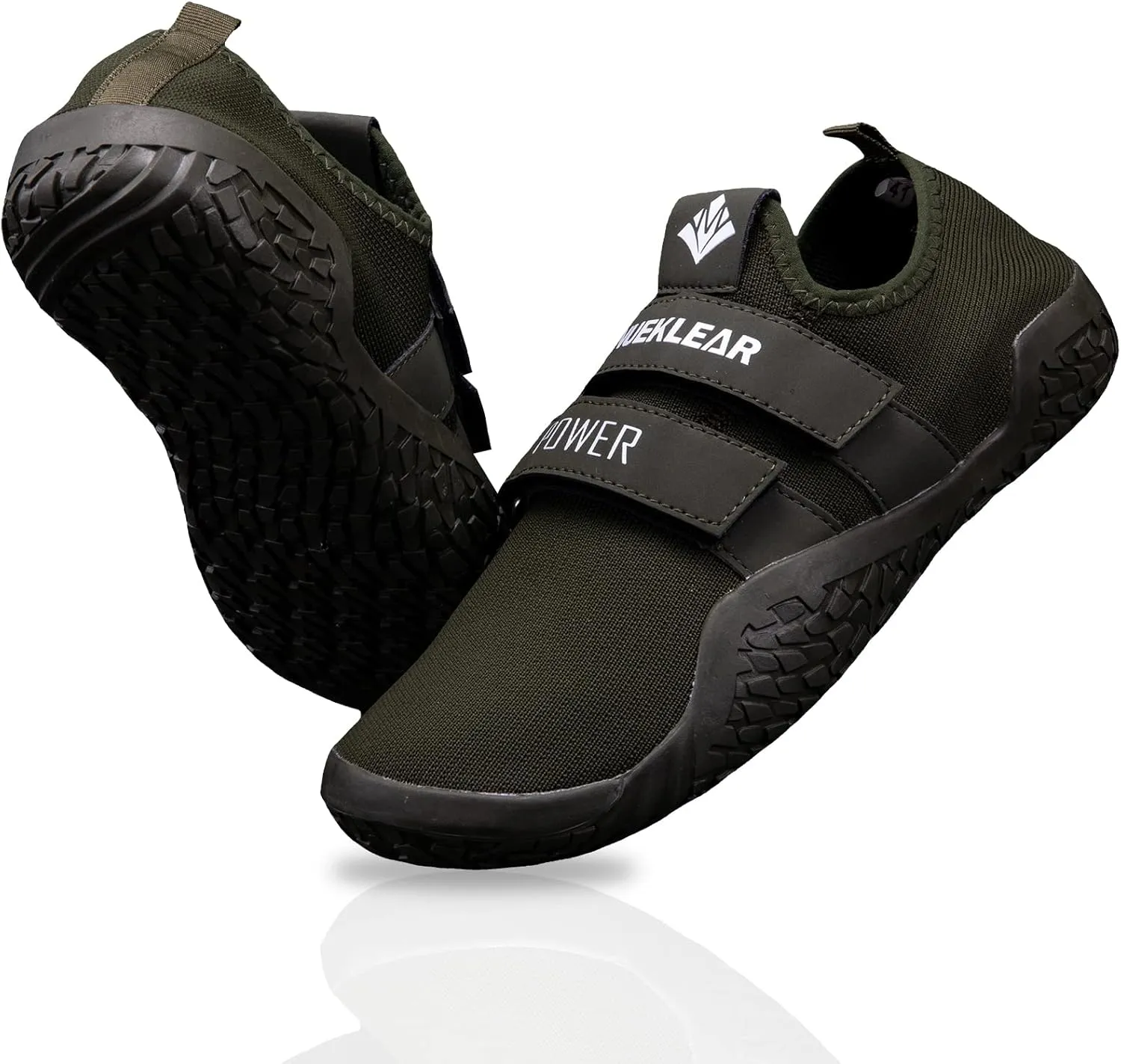 MANUEKLEAR Deadlift Shoes - Weight Lifting Shoes for Men Women - Weightlifting Squat Shoes Fitness Cross-Trainer Barefoot Gym Training Sneakers