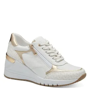 Marco Tozzi Womens White Comb Fashion Trainer 2-23723-41
