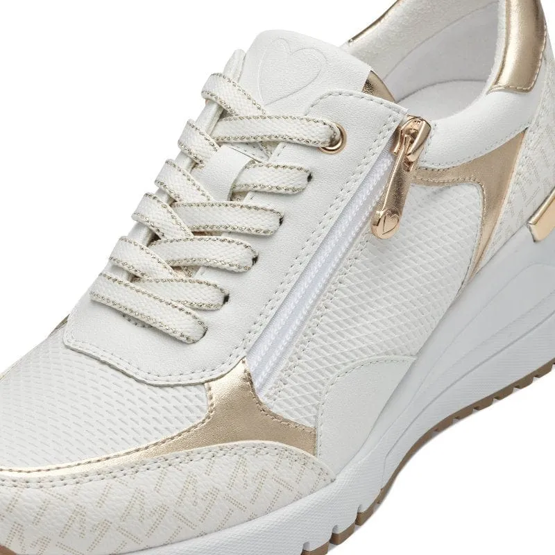 Marco Tozzi Womens White Comb Fashion Trainer 2-23723-41