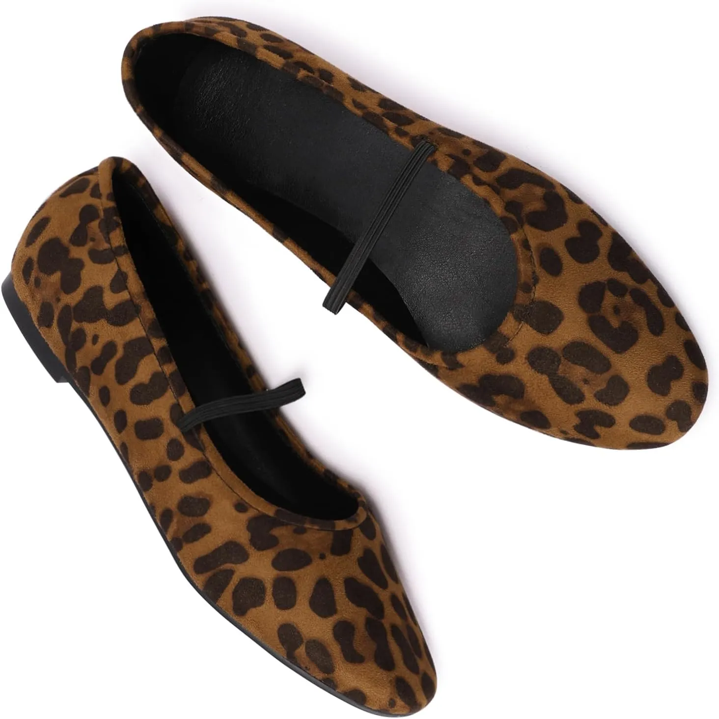 Mary Jane Ballet Flats Women Round Toe Ballerina Slip On Flats Comfortable Soft Flat Shoes for Women