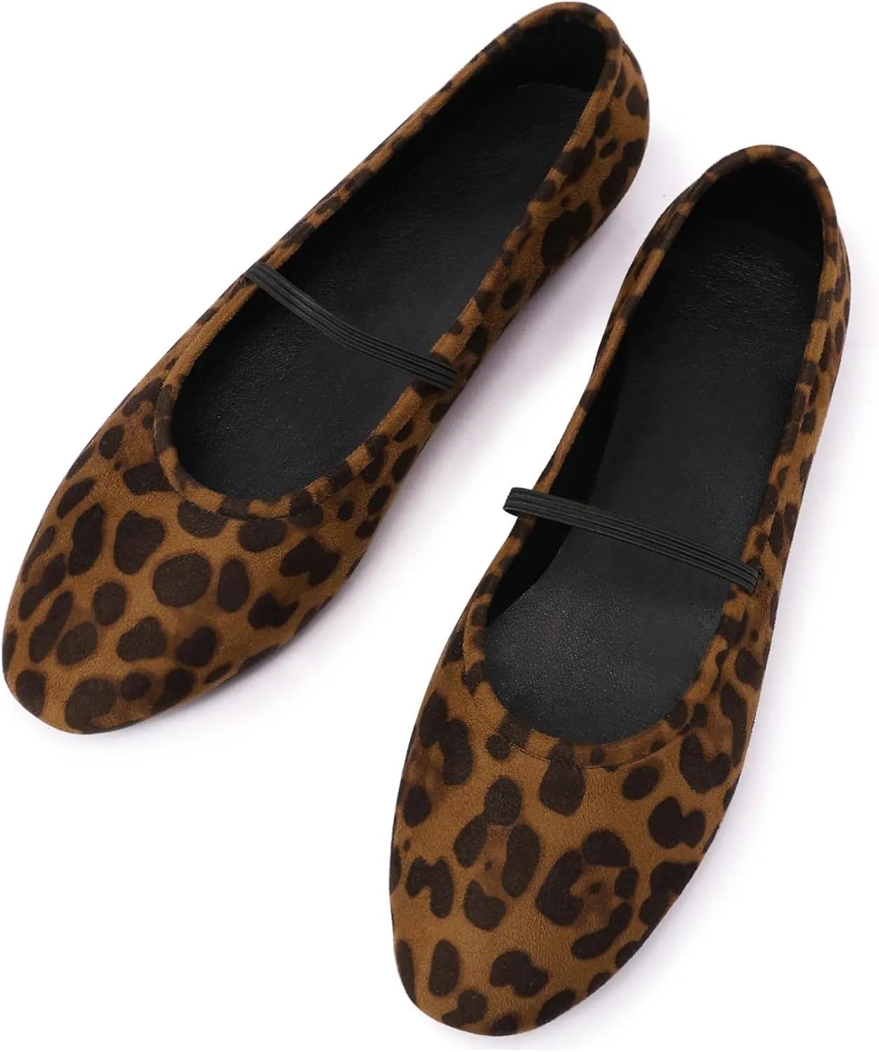 Mary Jane Ballet Flats Women Round Toe Ballerina Slip On Flats Comfortable Soft Flat Shoes for Women