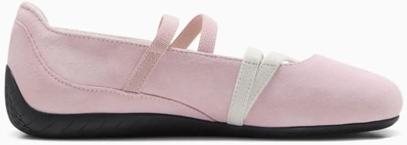 MAVMAX Women's Ballet Flats Suede Ballerina Sneakers for Women Casual Sneakers Ballet with Elastic for Comfortable Outgoing Work