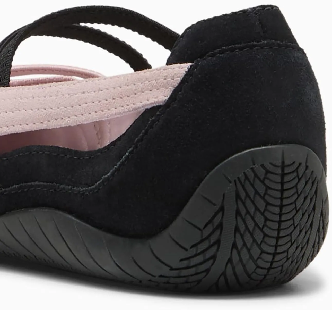 MAVMAX Women's Ballet Flats Suede Ballerina Sneakers for Women Casual Sneakers Ballet with Elastic for Comfortable Outgoing Work
