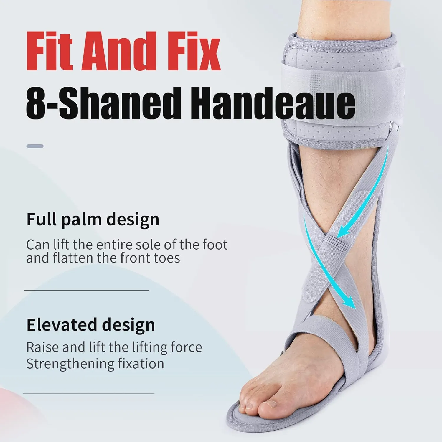 Medical AFO Foot Drop Brace - Drop Foot Braces for Walking - AFO Brace Walking with Shoe - Ankle Foot Orthosis for Stroke - Drop Foot Stabilizer Support for Men & Women Small-Left (Comfort)