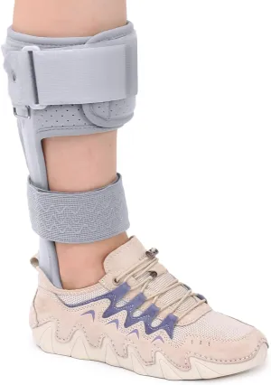 Medical AFO Foot Drop Brace - Drop Foot Braces for Walking - AFO Brace Walking with Shoe - Ankle Foot Orthosis for Stroke - Drop Foot Stabilizer Support for Men & Women Small-Left (Comfort)