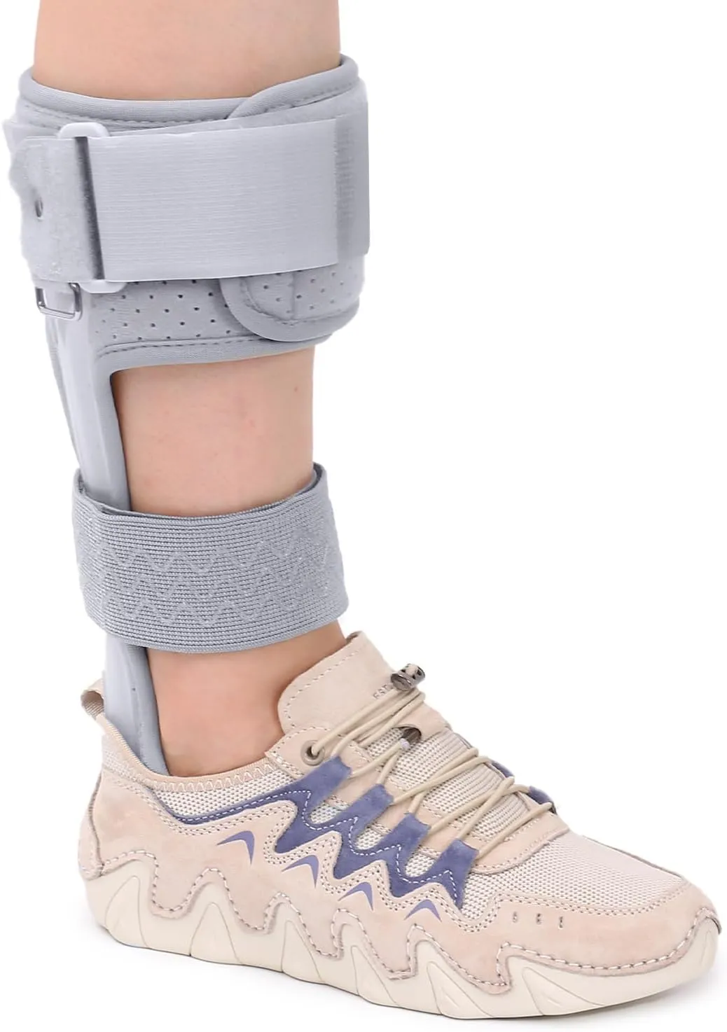 Medical AFO Foot Drop Brace - Drop Foot Braces for Walking - AFO Brace Walking with Shoe - Ankle Foot Orthosis for Stroke - Drop Foot Stabilizer Support for Men & Women Small-Left (Comfort)