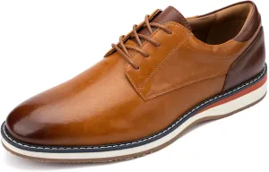 Meijiana Men's Oxfords Casual Dress Shoes Leather Lace Up Shoes for Men Business Oxford Shoes
