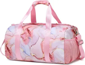 Meisohua Dance Bag for Girls Sports Duffle Bag for Girls Ballet Bag Travel Overnight Bag Girls Sports Gym Bag with Shoes Compartment and Separate Dry Wet Pocket
