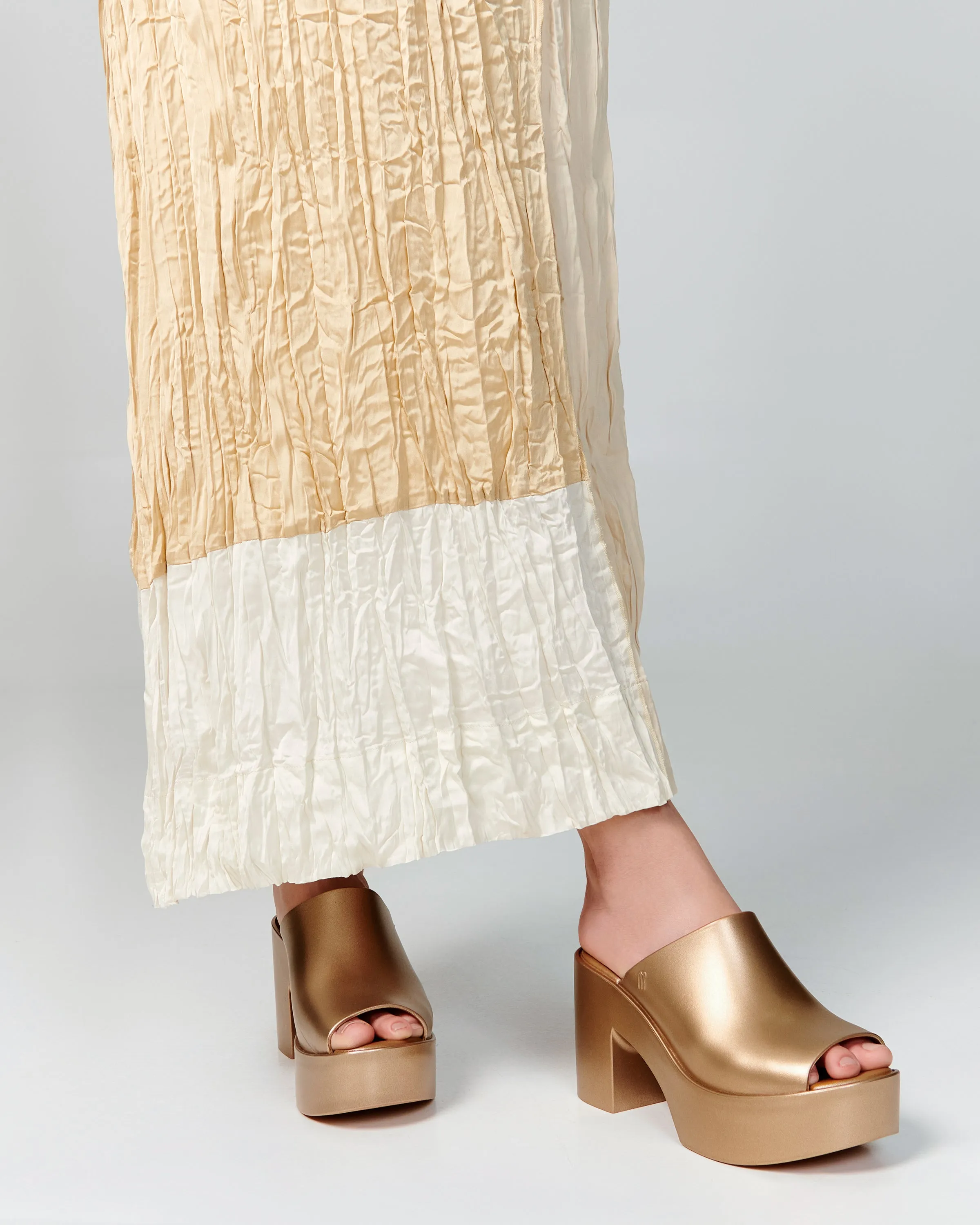 Melissa Mule Hype Metallic