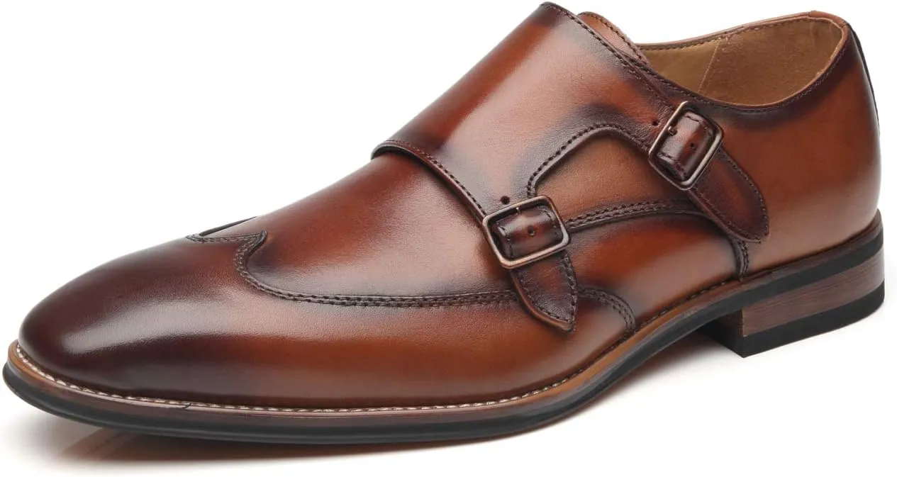 Men Dress Shoes Lace Up Oxford Classic Plain Toe Modern Formal Leather Shoes for Men