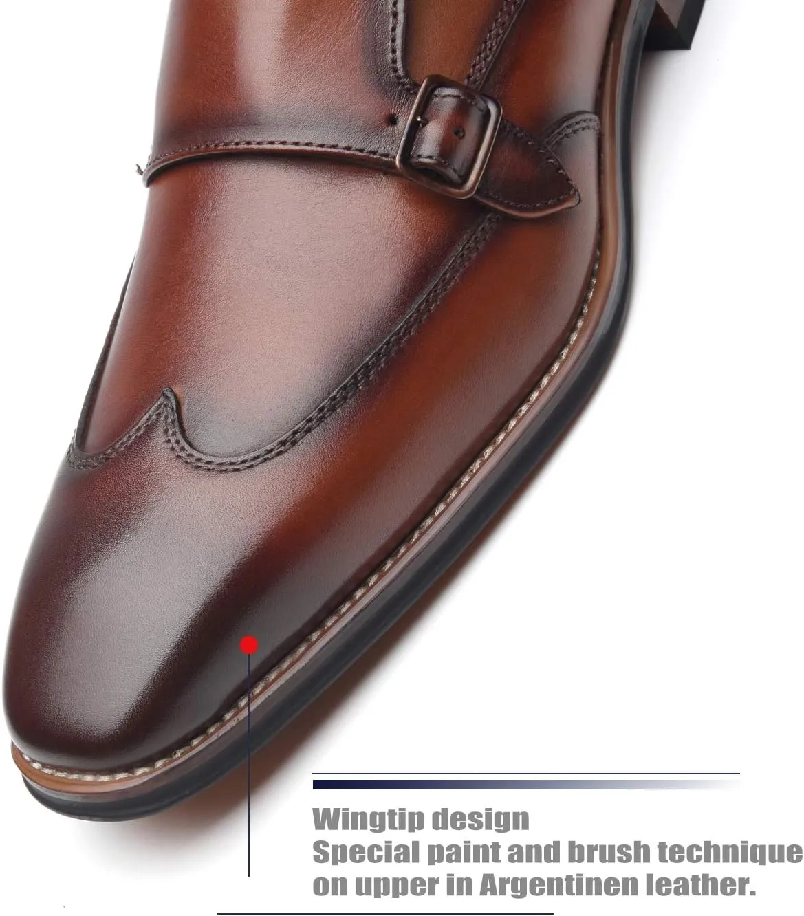Men Dress Shoes Lace Up Oxford Classic Plain Toe Modern Formal Leather Shoes for Men