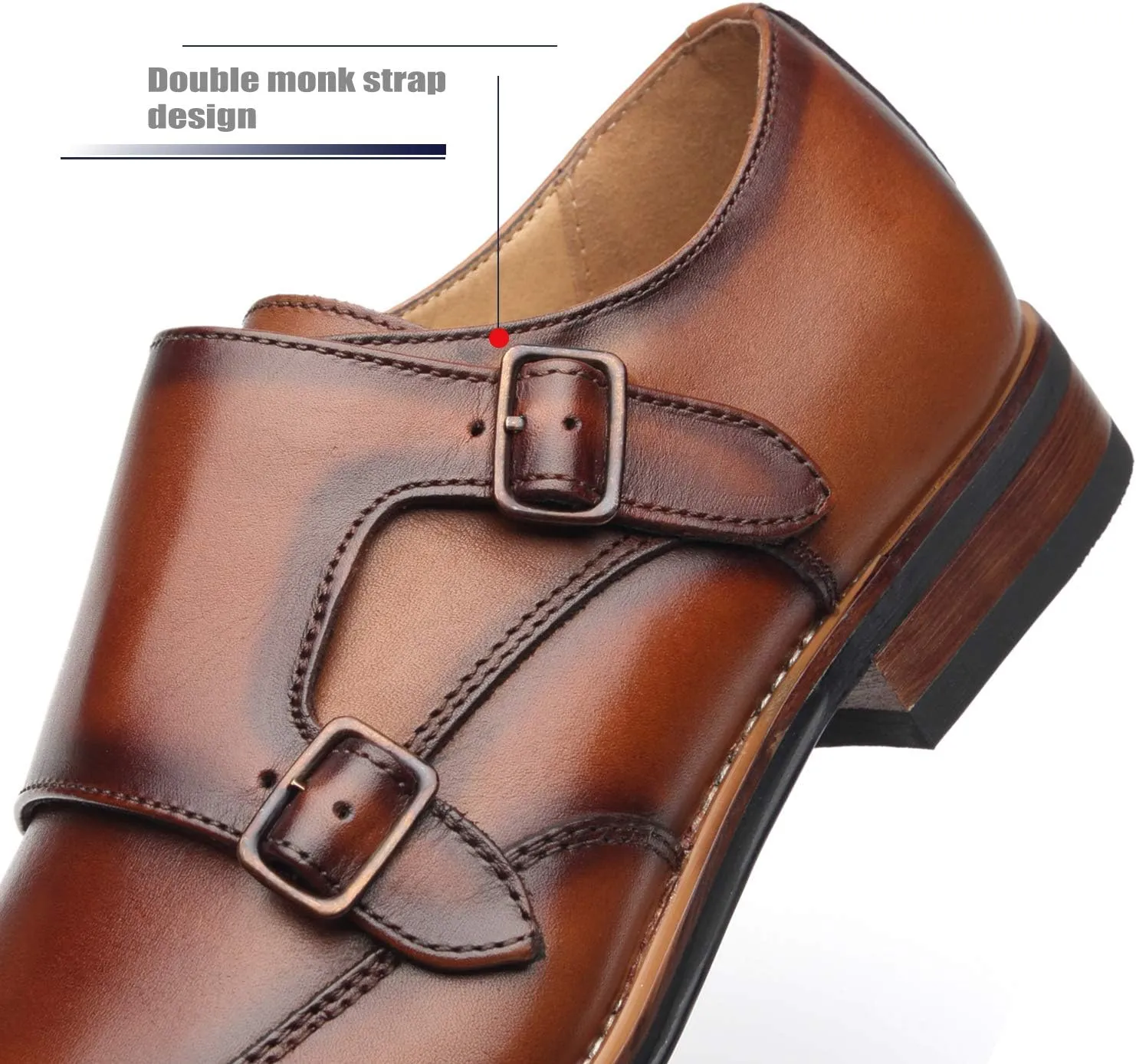 Men Dress Shoes Lace Up Oxford Classic Plain Toe Modern Formal Leather Shoes for Men