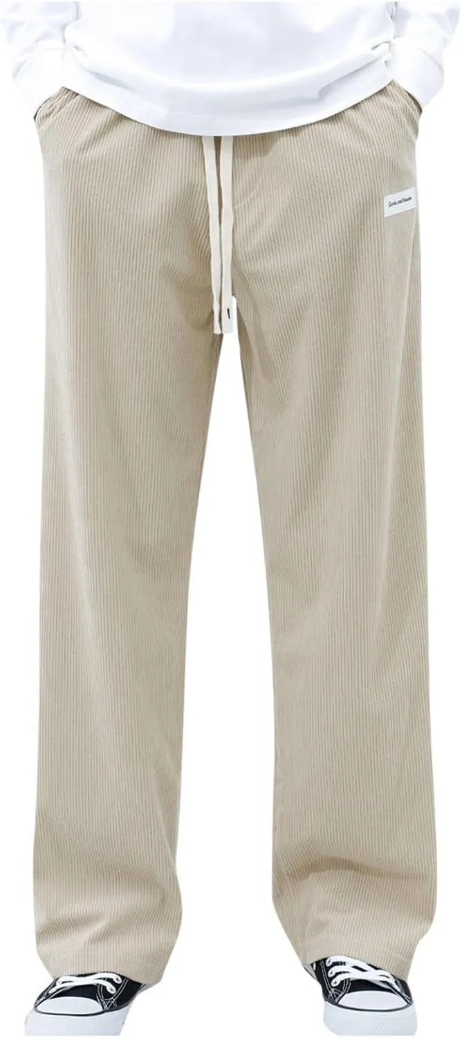 Men Lightweight Jogging Pant Cargo Work Joggers Baggy Sports Casual Sweatpant Comfortable Track Sweat Pants