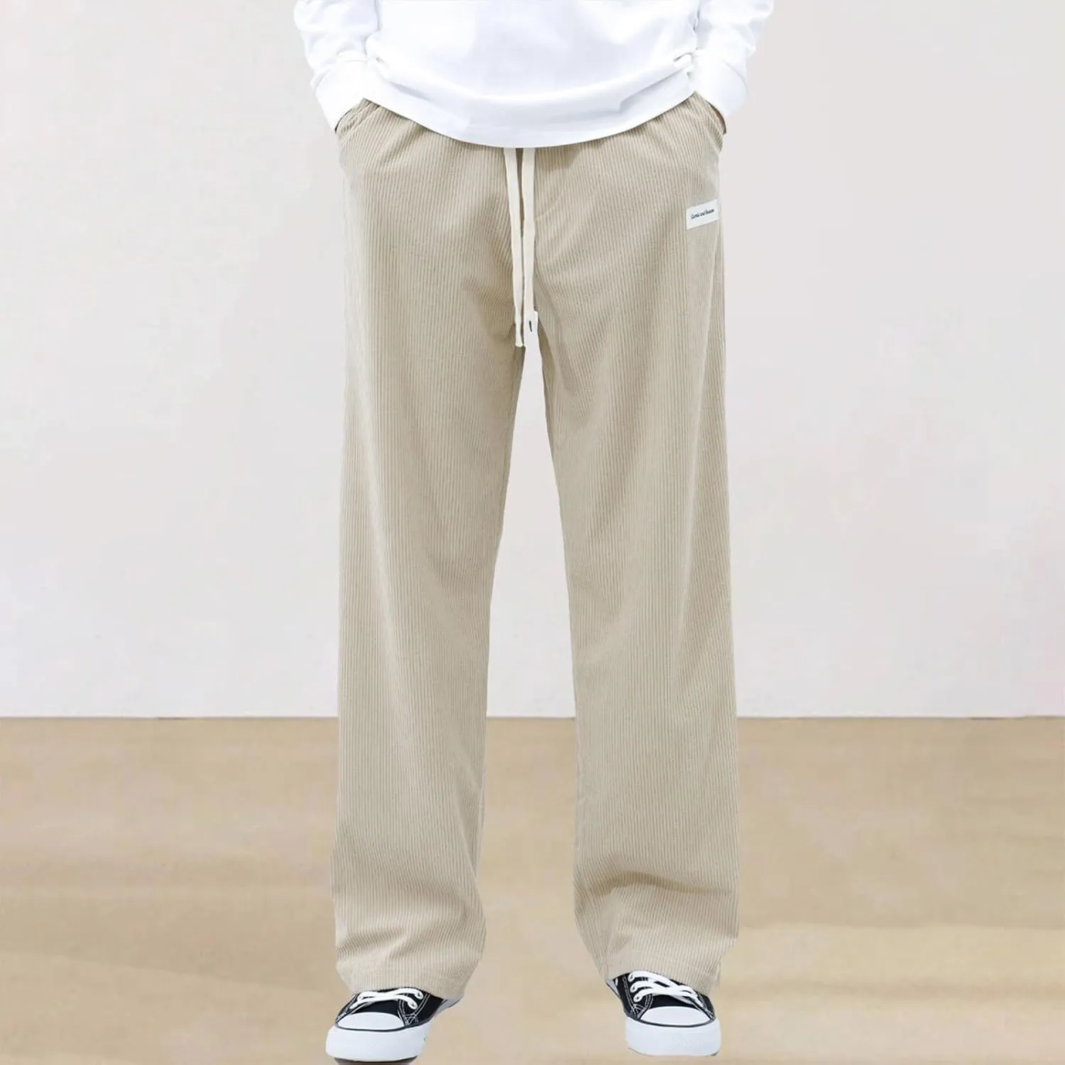 Men Lightweight Jogging Pant Cargo Work Joggers Baggy Sports Casual Sweatpant Comfortable Track Sweat Pants
