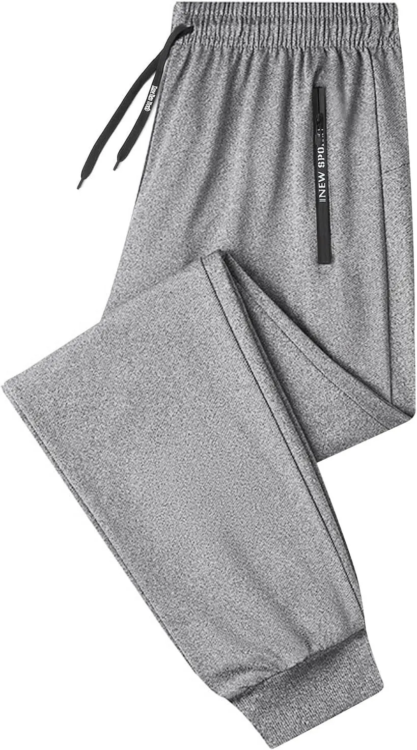 Men Lightweight Jogging Pant Combat Cargo Work Joggers Loose Sport Casual Sweatpant Solid Color Pant