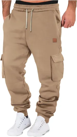 Men Lightweight Jogging Pant Pull On Work Joggers Relaxed Fit Sport Casual Sweatpants Breathable Sweat Pants