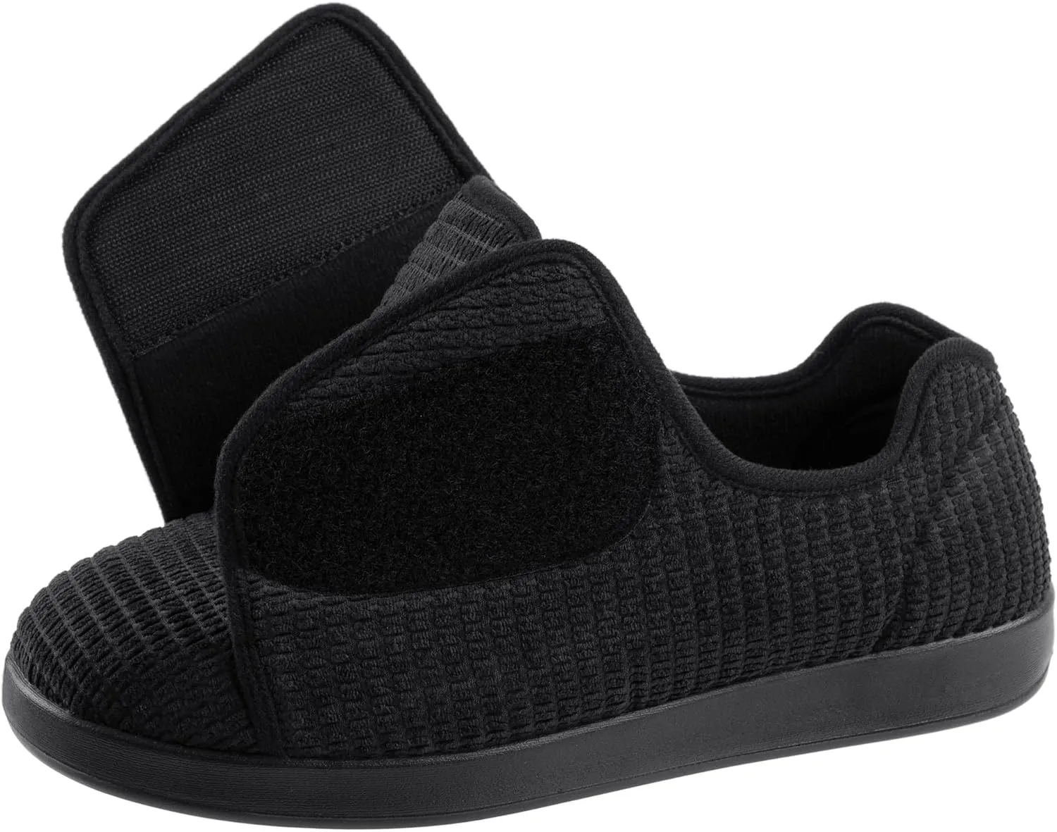 Men's Adaptive Wide Width Diabetic Comfort Slipper Shoe