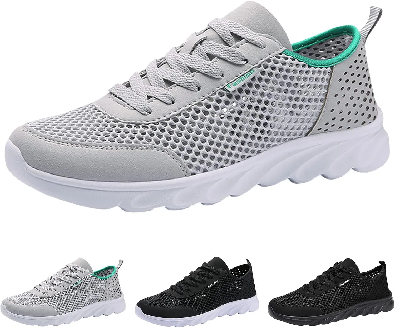 Men's Breathable Stretch Workout Shoes Breathable Mesh Comfortable Tennis Shoe Men's Breathable Barefoot Shoes