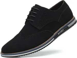 Men's Brogues Lace Up Oxford Classic Modern Formal Leather Shoes for Men