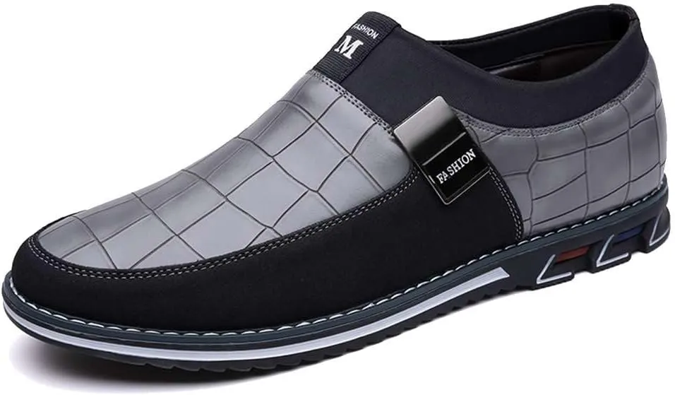 Men's Casual Dress Oxford Shoes Business Office Loafers Leather Fashion Dress Sneakers Comfort Walking Driving Shoes
