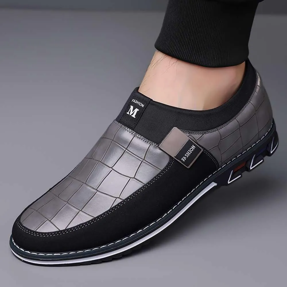 Men's Casual Dress Oxford Shoes Business Office Loafers Leather Fashion Dress Sneakers Comfort Walking Driving Shoes