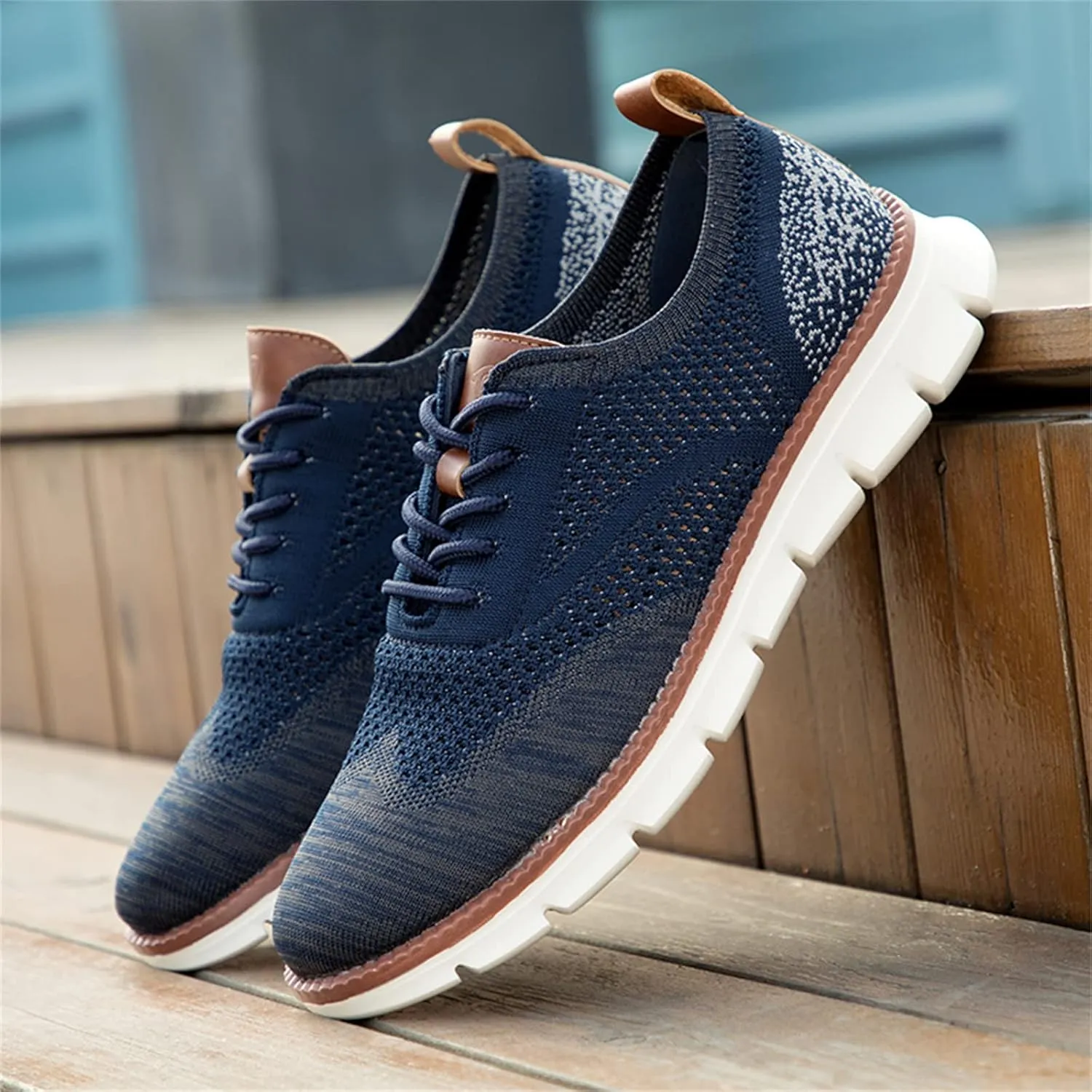 Mens Casual Dress Shoes for Men Dress Sneakers Breathable Business Lightweight Oxford Shoes