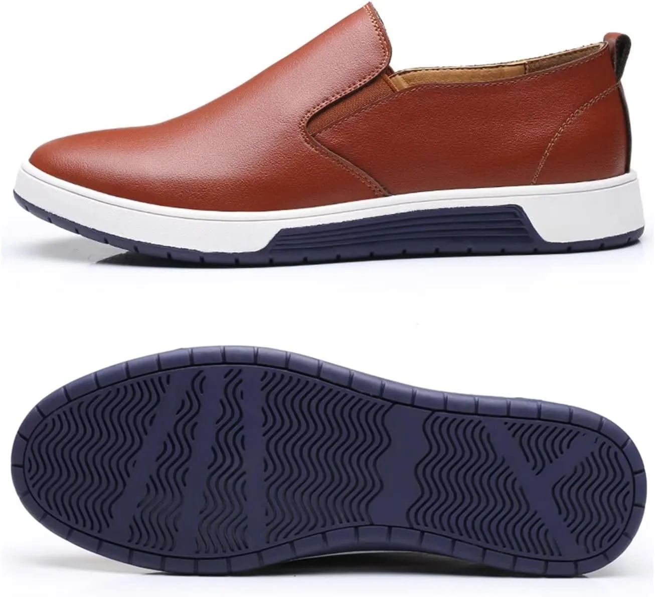 Men's Casual Oxford Shoes Lace-up Dress Shoes Comfortable Fashion Sneakers