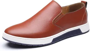 Men's Casual Oxford Shoes Lace-up Dress Shoes Comfortable Fashion Sneakers