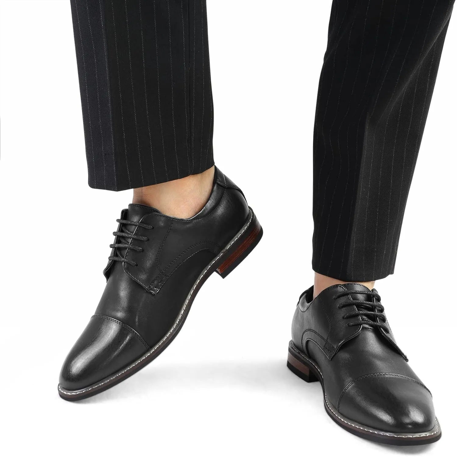 Men's Dress Shoes Formal Business Classic Lace Up Wingtip Oxford Shoes