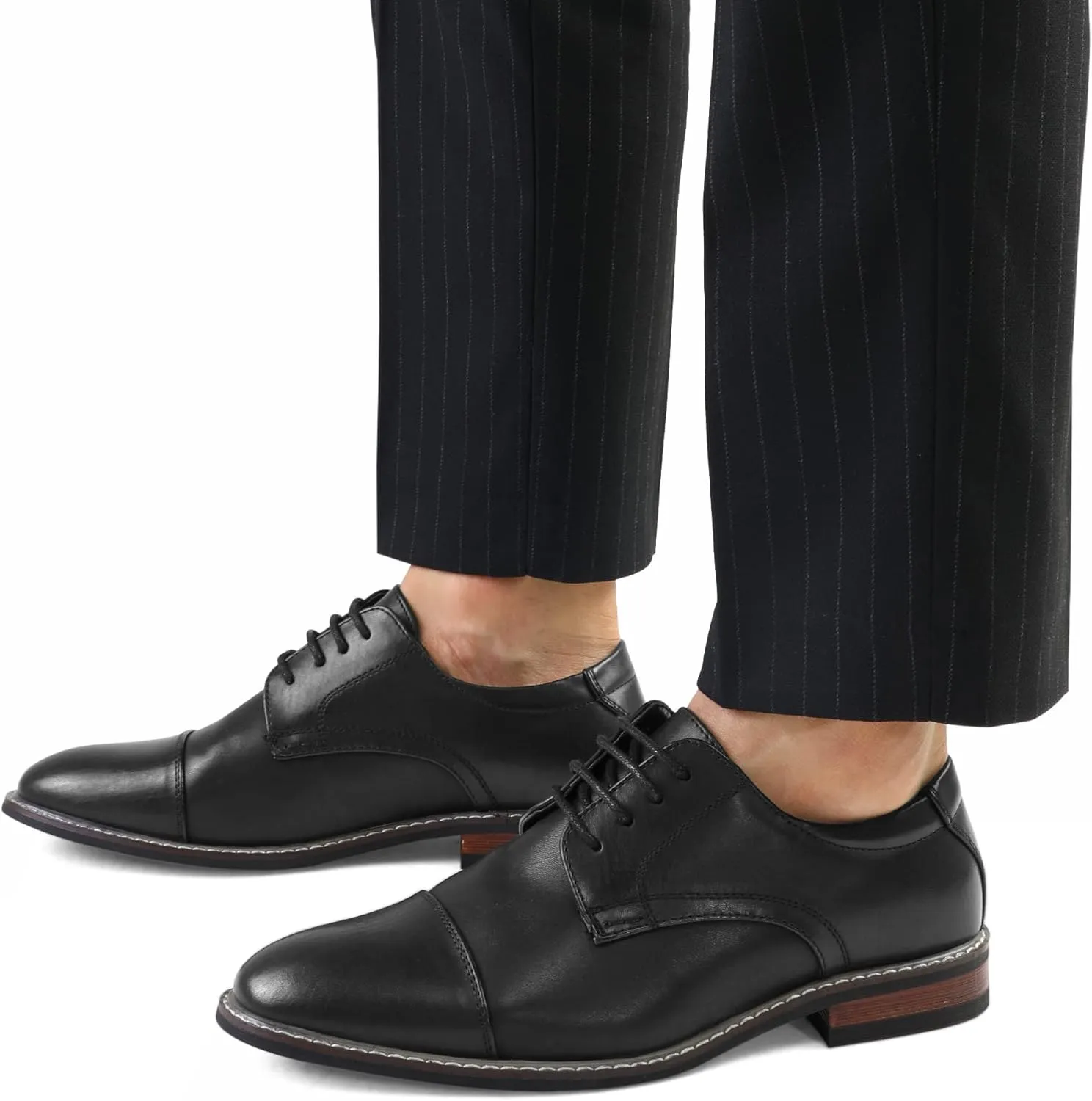 Men's Dress Shoes Formal Business Classic Lace Up Wingtip Oxford Shoes