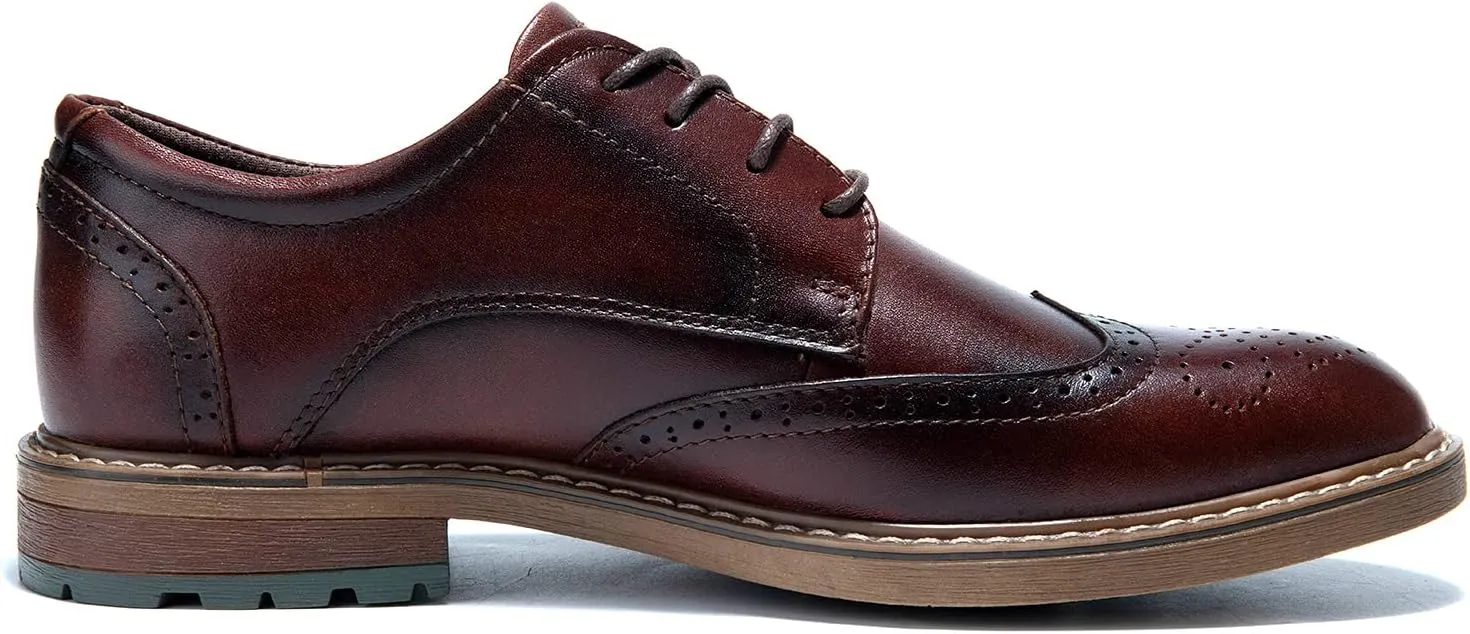 Mens Dress Shoes, Lace Up Plain Toe Leather Oxford