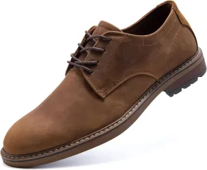 Mens Dress Shoes, Lace Up Plain Toe Leather Oxford