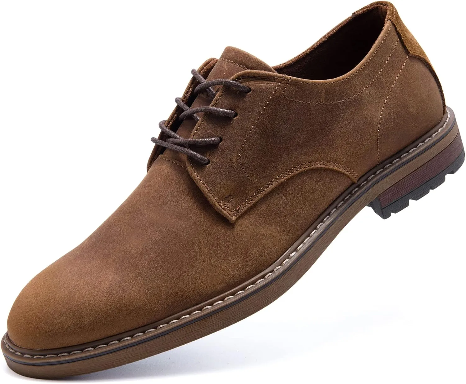 Mens Dress Shoes, Lace Up Plain Toe Leather Oxford