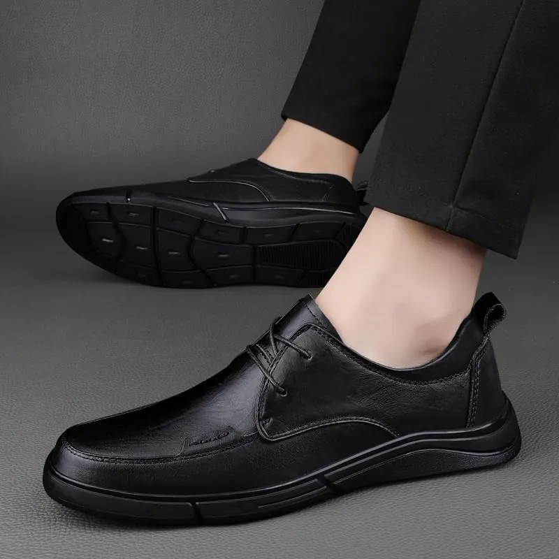 Men’s Fashion Sneaker Oxfords – Low Top Lace-Up Casual Dress Shoes for Business & Office