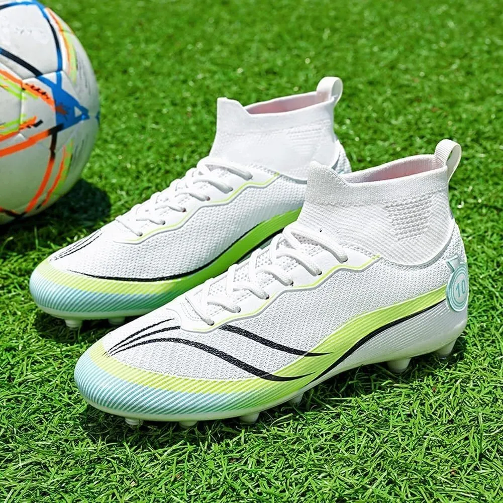 Men's Fashionable Football Shoes Breathable Wear-Resistant Anti Slip Long Nail Sports Training Boots